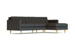 Beverly 2pc Sectional Sofa :: Leg Finish: Natural / Configuration: RAF - Chaise on the Right