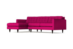 Beverly 2pc Sectional Sofa :: Leg Finish: Espresso / Configuration: LAF - Chaise on the Left