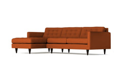 Beverly 2pc Sectional Sofa :: Leg Finish: Espresso / Configuration: LAF - Chaise on the Left