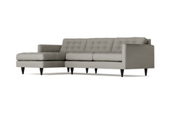 Beverly 2pc Sectional Sofa :: Leg Finish: Espresso / Configuration: LAF - Chaise on the Left