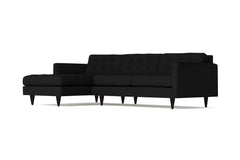 Beverly 2pc Sectional Sofa :: Leg Finish: Espresso / Configuration: LAF - Chaise on the Left
