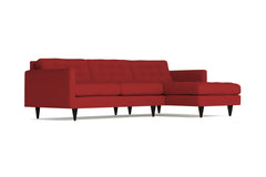 Beverly 2pc Sectional Sofa :: Leg Finish: Espresso / Configuration: RAF - Chaise on the Right