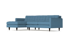 Beverly 2pc Sectional Sofa :: Leg Finish: Espresso / Configuration: LAF - Chaise on the Left