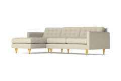 Beverly 2pc Sectional Sofa :: Leg Finish: Natural / Configuration: LAF - Chaise on the Left