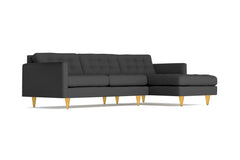 Beverly 2pc Sectional Sofa :: Leg Finish: Natural / Configuration: RAF - Chaise on the Right