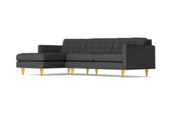 Beverly 2pc Sectional Sofa :: Leg Finish: Natural / Configuration: LAF - Chaise on the Left