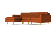 Beverly 2pc Sectional Sofa :: Leg Finish: Natural / Configuration: LAF - Chaise on the Left