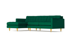 Beverly 2pc Sectional Sofa :: Leg Finish: Natural / Configuration: LAF - Chaise on the Left