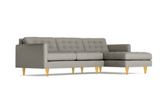Beverly 2pc Sectional Sofa :: Leg Finish: Natural / Configuration: RAF - Chaise on the Right