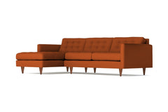 Beverly 2pc Sectional Sofa :: Leg Finish: Pecan / Configuration: LAF - Chaise on the Left
