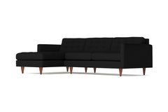 Beverly 2pc Sectional Sofa :: Leg Finish: Pecan / Configuration: LAF - Chaise on the Left