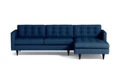 Beverly 2pc Sectional Sofa :: Leg Finish: Espresso / Configuration: RAF - Chaise on the Right