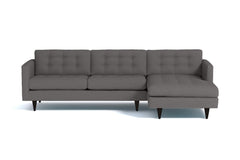 Beverly 2pc Sectional Sofa :: Leg Finish: Espresso / Configuration: RAF - Chaise on the Right
