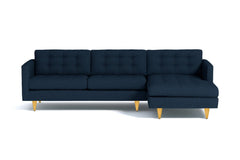 Beverly 2pc Sectional Sofa :: Leg Finish: Natural / Configuration: RAF - Chaise on the Right