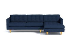 Beverly 2pc Sectional Sofa :: Leg Finish: Natural / Configuration: RAF - Chaise on the Right