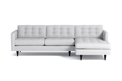 Beverly 2pc Sectional Sofa :: Leg Finish: Natural / Configuration: RAF - Chaise on the Right