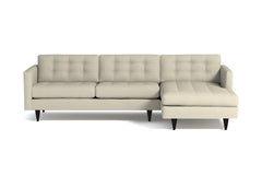 Beverly 2pc Sectional Sofa :: Leg Finish: Espresso / Configuration: RAF - Chaise on the Right
