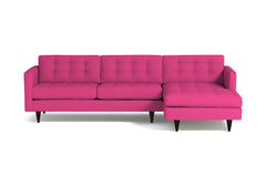 Beverly 2pc Sectional Sofa :: Leg Finish: Espresso / Configuration: RAF - Chaise on the Right