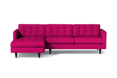 Beverly 2pc Sectional Sofa :: Leg Finish: Espresso / Configuration: LAF - Chaise on the Left
