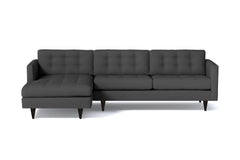 Beverly 2pc Sectional Sofa :: Leg Finish: Espresso / Configuration: LAF - Chaise on the Left