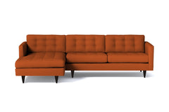 Beverly 2pc Sectional Sofa :: Leg Finish: Espresso / Configuration: LAF - Chaise on the Left