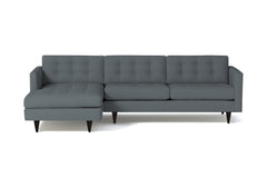 Beverly 2pc Sectional Sofa :: Leg Finish: Espresso / Configuration: LAF - Chaise on the Left