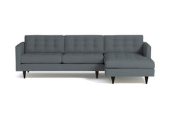 Beverly 2pc Sectional Sofa :: Leg Finish: Espresso / Configuration: RAF - Chaise on the Right