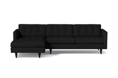 Beverly 2pc Sectional Sofa :: Leg Finish: Espresso / Configuration: LAF - Chaise on the Left