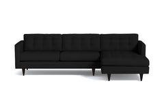 Beverly 2pc Sectional Sofa :: Leg Finish: Espresso / Configuration: RAF - Chaise on the Right