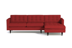 Beverly 2pc Sectional Sofa :: Leg Finish: Espresso / Configuration: RAF - Chaise on the Right
