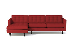 Beverly 2pc Sectional Sofa :: Leg Finish: Espresso / Configuration: LAF - Chaise on the Left