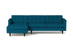 Beverly 2pc Sectional Sofa :: Leg Finish: Espresso / Configuration: LAF - Chaise on the Left