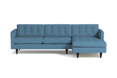 Beverly 2pc Sectional Sofa :: Leg Finish: Espresso / Configuration: RAF - Chaise on the Right