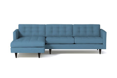 Beverly 2pc Sectional Sofa :: Leg Finish: Espresso / Configuration: LAF - Chaise on the Left