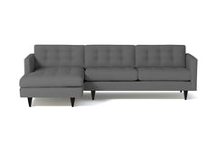 Beverly 2pc Sectional Sofa :: Leg Finish: Espresso / Configuration: LAF - Chaise on the Left
