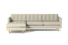 Beverly 2pc Sectional Sofa :: Leg Finish: Natural / Configuration: LAF - Chaise on the Left