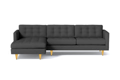 Beverly 2pc Sectional Sofa :: Leg Finish: Natural / Configuration: LAF - Chaise on the Left