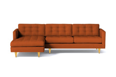 Beverly 2pc Sectional Sofa :: Leg Finish: Natural / Configuration: LAF - Chaise on the Left