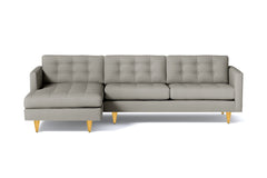 Beverly 2pc Sectional Sofa :: Leg Finish: Natural / Configuration: LAF - Chaise on the Left