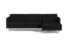 Beverly 2pc Sectional Sofa :: Leg Finish: Natural / Configuration: RAF - Chaise on the Right