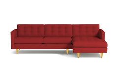 Beverly 2pc Sectional Sofa :: Leg Finish: Natural / Configuration: RAF - Chaise on the Right