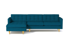 Beverly 2pc Sectional Sofa :: Leg Finish: Natural / Configuration: LAF - Chaise on the Left