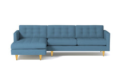 Beverly 2pc Sectional Sofa :: Leg Finish: Natural / Configuration: LAF - Chaise on the Left