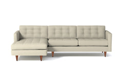 Beverly 2pc Sectional Sofa :: Leg Finish: Pecan / Configuration: LAF - Chaise on the Left