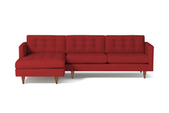Beverly 2pc Sectional Sofa :: Leg Finish: Pecan / Configuration: LAF - Chaise on the Left