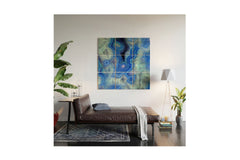 Blue Sky Stone Wall Mural by Lisa Argyropoulos