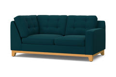 Brentwood Right Arm Corner Loveseat :: Leg Finish: Natural / Configuration: RAF - Chaise on the Right