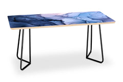 Captivating 1 Alcohol Ink Painting Coffee Table by Elizabeth Karlson