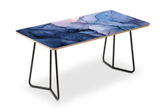 Captivating 1 Alcohol Ink Painting Coffee Table by Elizabeth Karlson