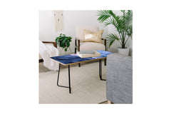 Captivating 1 Alcohol Ink Painting Coffee Table by Elizabeth Karlson